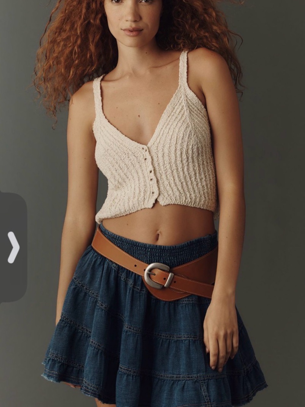 Anthropologie Low Slung Belt